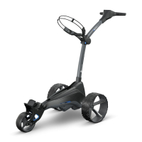 Motocaddy M5 GPS DHC  Elektro Trolley 3,5-Zoll-Touchscreen und eine Bluetooth-Verbindung zur Motocaddy GPS-App