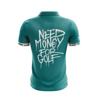 Golf Rowdies Herren Polo-Shirt "Need money for Golf...