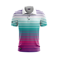 Golf Rowdies Herren Polo-Shirt "Stripes"