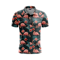 Golf Rowdies Herren Polo-Shirt &quot;Flamingo&quot;