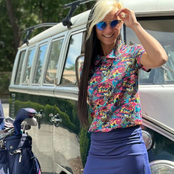 Golf Rowdies Frauen Polo-Shirt "Shine Babe"