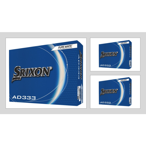 Srixon AD333 Golfball TripplePack | Pure White I 36...
