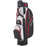 Bennington QO9 Water Resistant Golf Cartbag Black / White / Red