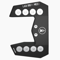 L.A.B. Golf MEZZ.1 Golf Putter Schaft Matte Black Premium Steel Grip Press II 1,5&deg; Smooth 2 - Single Line