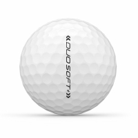 Wilson Staff Duo Soft + Golfball, Herren,12 Stück I 1 Dz., Weiß I Golf