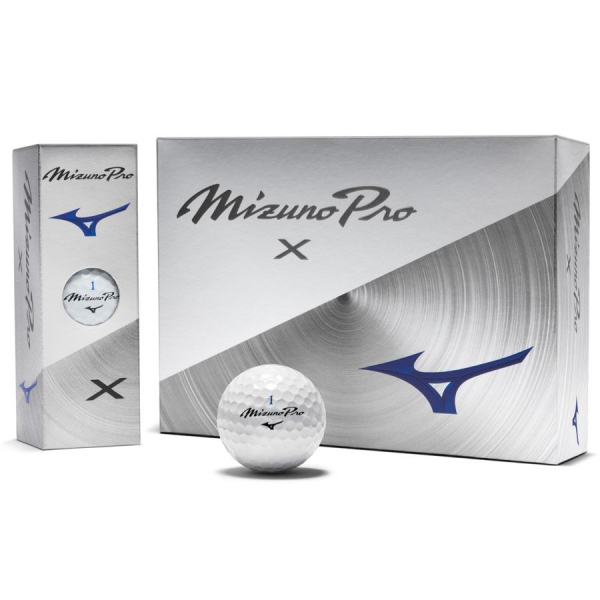 Mizuno Pro X Golf-Ball weiß 12 Bälle 3-Layer