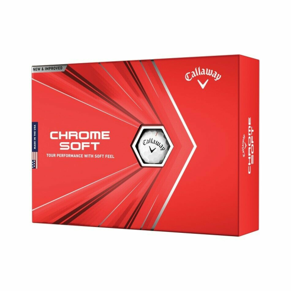 Callaway Chrome Soft 4-piece Golfbälle 1 Dutzend...
