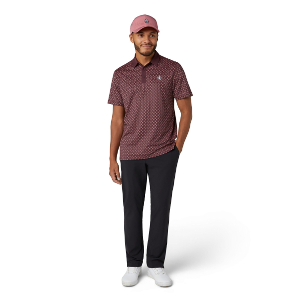 Penguin Poloshirt mit Karomuster von Petes Herren