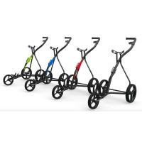 Golf Trolley 3 Rad Push Wishbone One Ultra Leicht Golftrolley