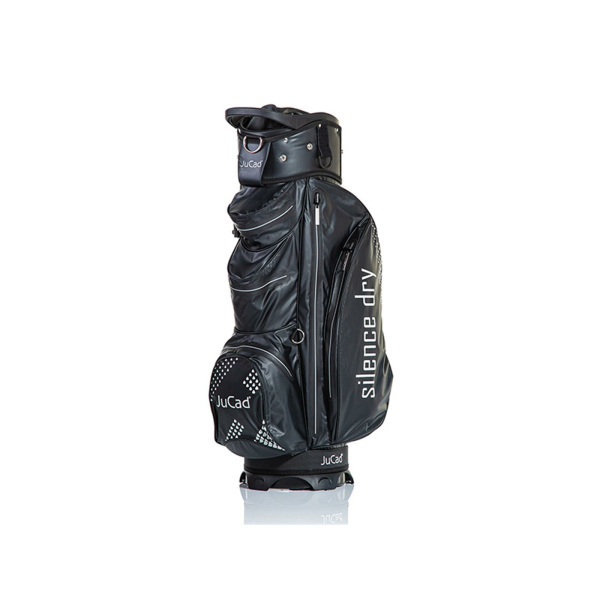 JuCad Bag Silence Dry Wasserdichtes Bag mit Klicksystem Golf Cartbag schwarz-titan
