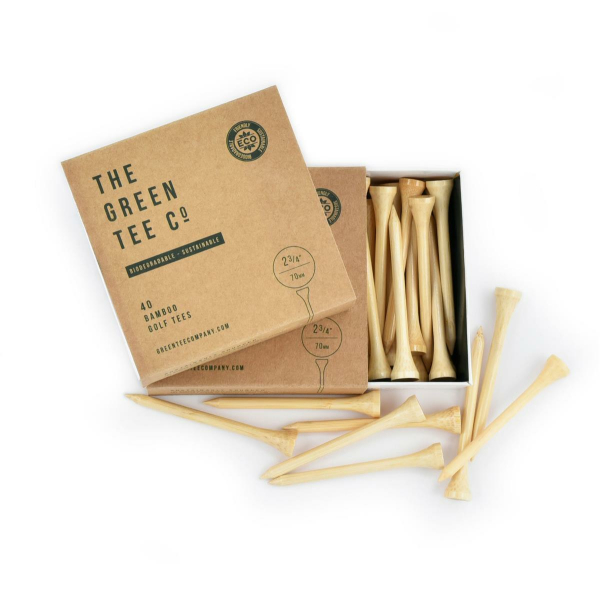 The Green Tee Company - Bamboo 2 3/4 Natural Tees Box 40