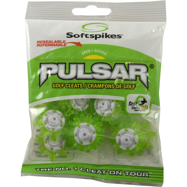 Softspikes Pulsar Pulsar Golf Spikes (Fast Twist® 3.0) |  18 Stück I Slime/White