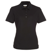Greg Norman Damen Poloshirt Protek aus Mikro-Piqu&eacute; Polo Shirt&nbsp;&ndash;&nbsp;Schwarz, Mittel