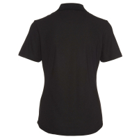 Greg Norman Damen Poloshirt Protek aus Mikro-Piqué Polo Shirt – Schwarz, Größe L