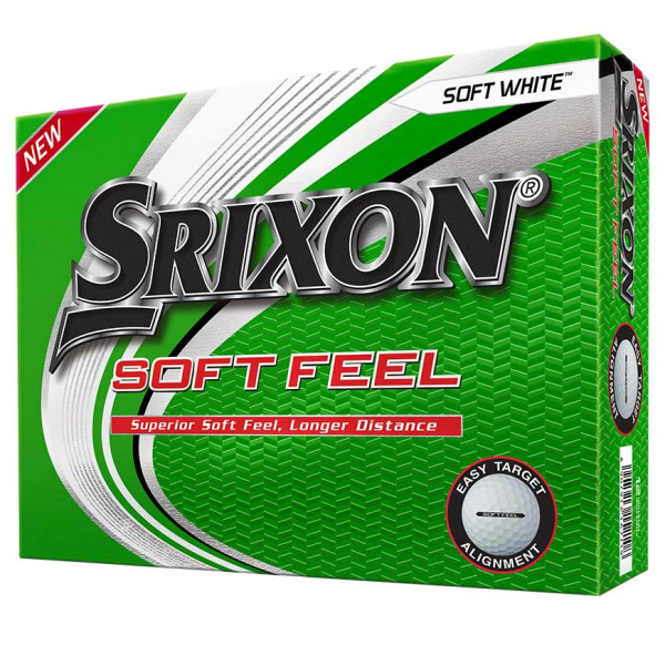 Srixon Soft Feel Golfball | Pure White I 12 Bälle/ 1...