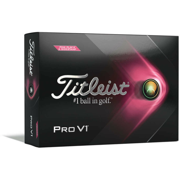 Titleist Pro V1 PinkPlay 3-piece Golfbälle 12...