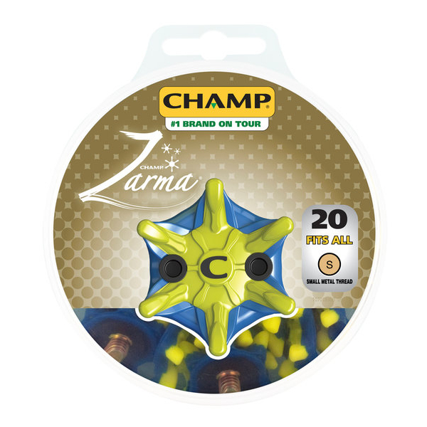 Golf Spikes Champ Zarma 20 Stück Small Metall Gewinde