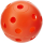 Legend Golf Gear 12 Plastic Hollow Balls mit Löchern Orange