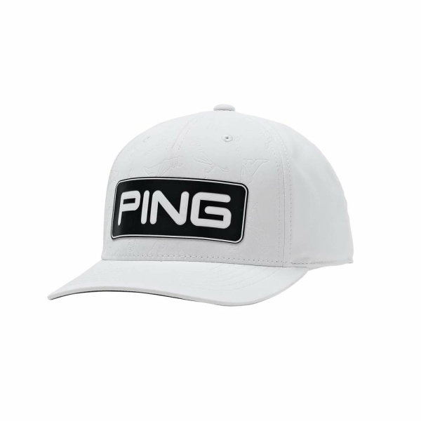 Ping Mr. PING Blossom Snapback Golf Hat White 2021