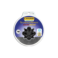 CHAMP Golf Equipment Scorpion - TRI LOK, Black 18 Stück