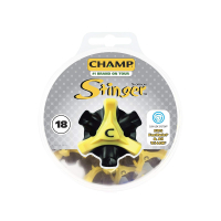 CHAMP Golf Spikes Stinger 22 ST&Uuml;CK Standard, SCHWARZ/GELB