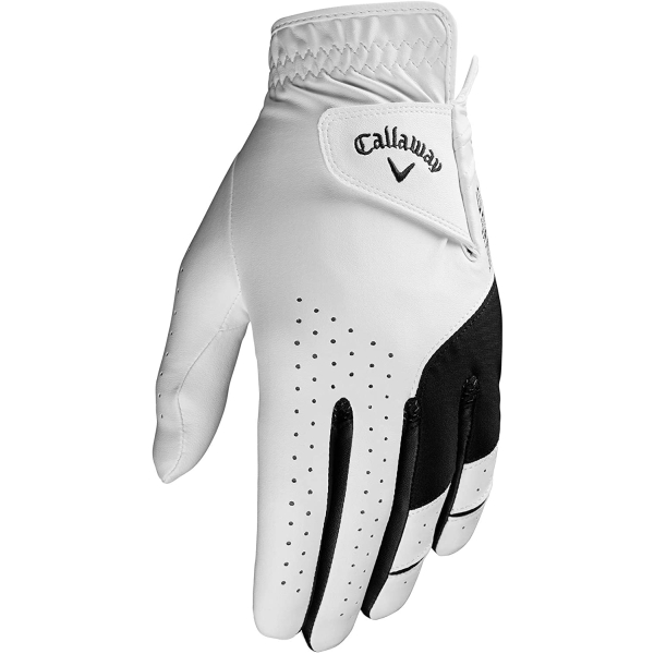 Callaway Weather Spann Golfhandschuhe Herren Weiß Linke Hand (LH)