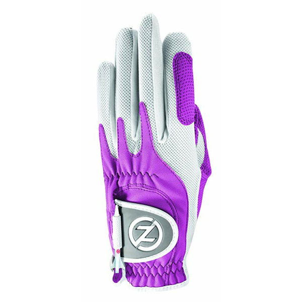 Zero Friction Null Reibung Damen-Compression-fit Synthetik Golf Handschuhe, Universal Fit One Size, Damen, Lavendel, Einheitsgröße