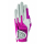 Zero Friction Null Reibung Damen-Compression-fit Synthetik Golf Handschuhe, Universal Fit One Size, Damen, Rose, Einheitsgröße
