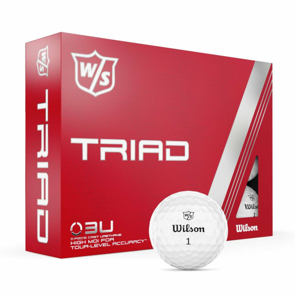 Wilson Staff Triad Golfball, 12 Stück I 1 Dz.,...