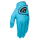 Callaway Golf Handschuh Opti Color Glove Ladys Damen LH Aqua/Blau L