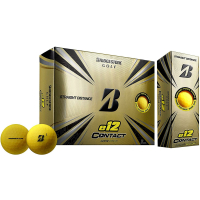 Bridgestone Golf e12 CONTACT Golfball, gelb 12 St&uuml;ck