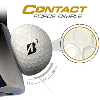 Bridgestone Golf e12 CONTACT Golfball, gelb 12 St&uuml;ck