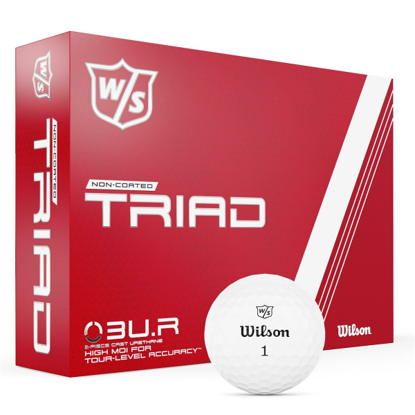 Wilson Triad R White Golf Balls - 1 Dozen I12 StückI