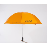 JuCad Golfschirm mit Stift Caddys orange