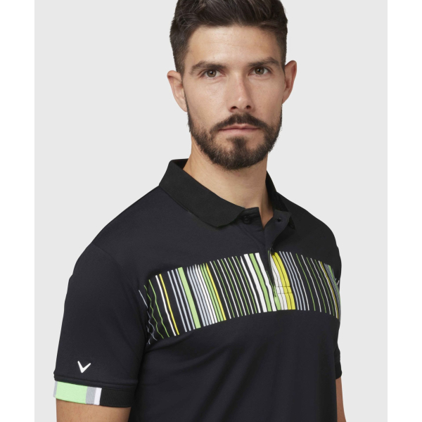 Callaway Golf Multi-Colour Floppy Disk Print Polo Poloshirt Herren