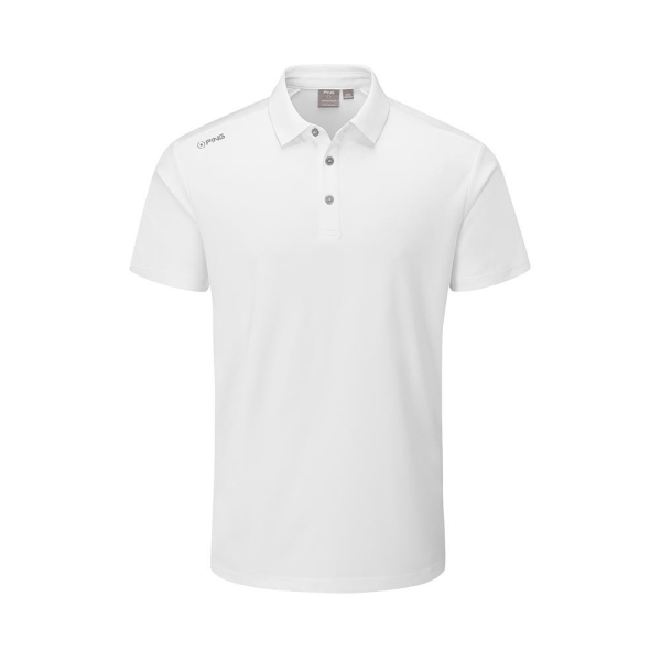 Ping Lindum Poloshirt Herren White XXL