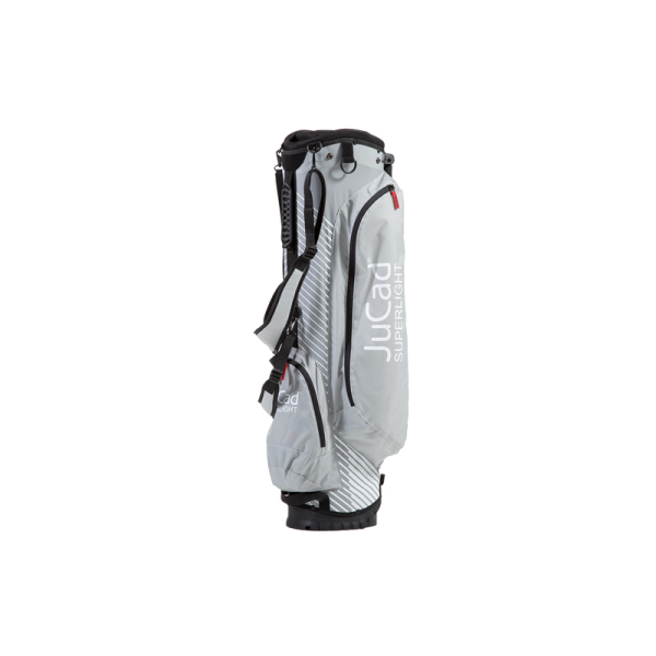 JuCad Golf Ständer Bag Superlight 2 in 1 Funktion grau-weiß