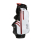 JuCad Bag 2 in 1 Waterproof I Wasserdicht I Tragebag I Cartbag I Golf I Tasche I Farbe Schwarz-weiß-Rot