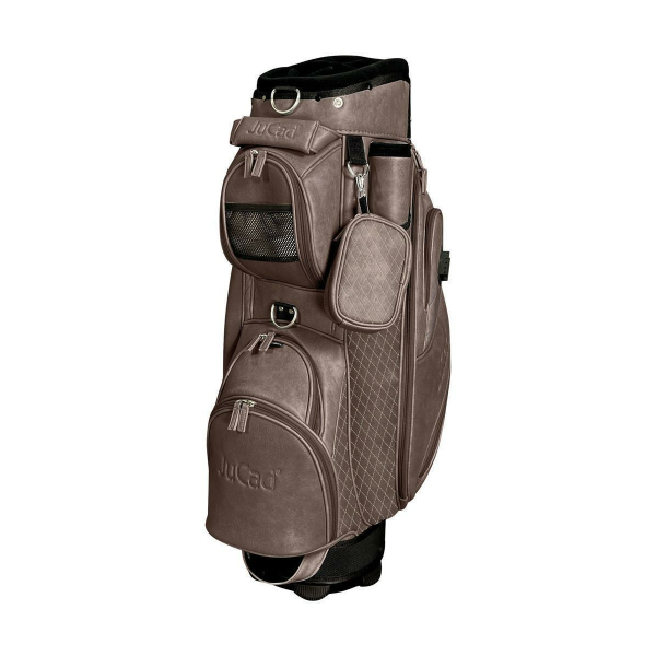 JuCad Bag Style I Golftasche I Au&szlig;entasche I Schirmfach I Farbe Schwarz