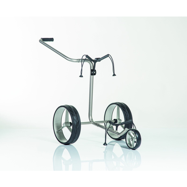 JuCad Junior 2-Rad Trolley, Super Lightweight, Foldable, Stainless Steel, for Kids <150cm
