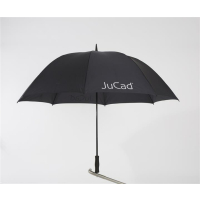 JuCad Golf Teleskopschirm mit Stift schwarz