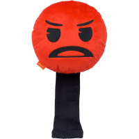 Emoji Angry Neuheit Golf Head Cover – Rot