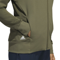 adidas Golf Textured Full-Zip Jacke Damen - Eine cleane Golfjacke mit recycelten Materialien.