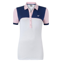 girls golf sportlich Halbarm-Polo im modernen Color-Blocking-Style - polo 1/2 sleeve TWINKLE