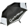 TaylorMade TM Tour Double Canopy Umbrella Golf, Unisex-Erwachsene, schwarz/weiß/grau, 64 "