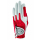 Zero Friction Null Reibung Damen-Compression-fit Synthetik Golf Handschuhe, Universal Fit One Size, Damen, rot, Einheitsgröße