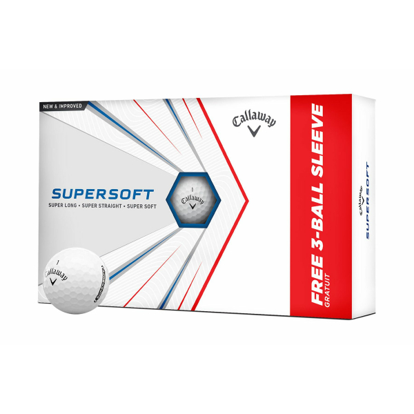 Callaway Supersoft Golfball (1 Dutzend) 12+3...