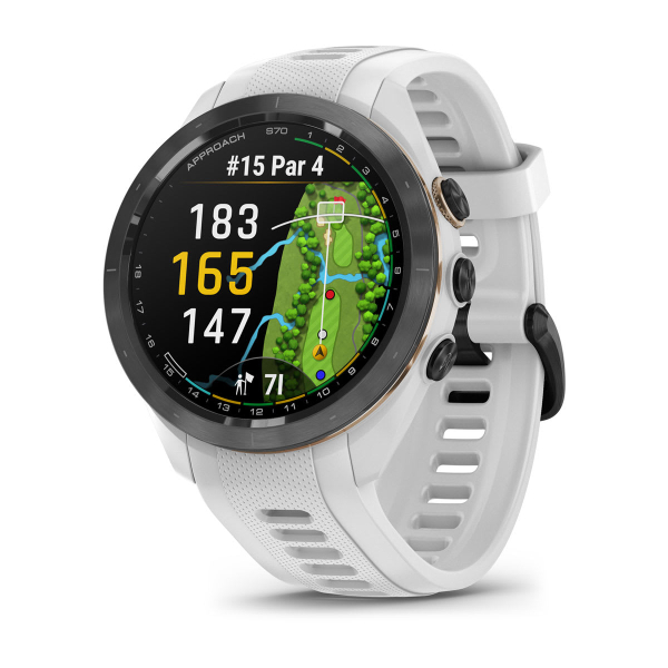 Garmin Approach S70 Golfuhr 42 MM Weiß/Schwarz