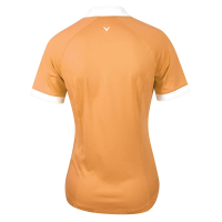 Callaway V-Placket Colourblock Womens Polo In Nectarine Damen